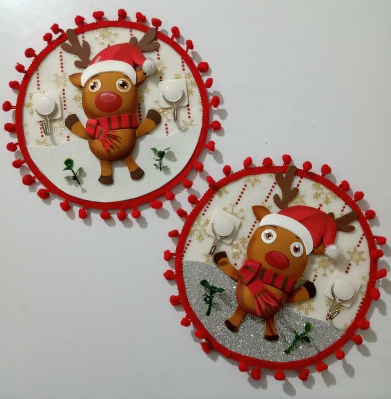 ADORNOS DE PARES NAVIDAD